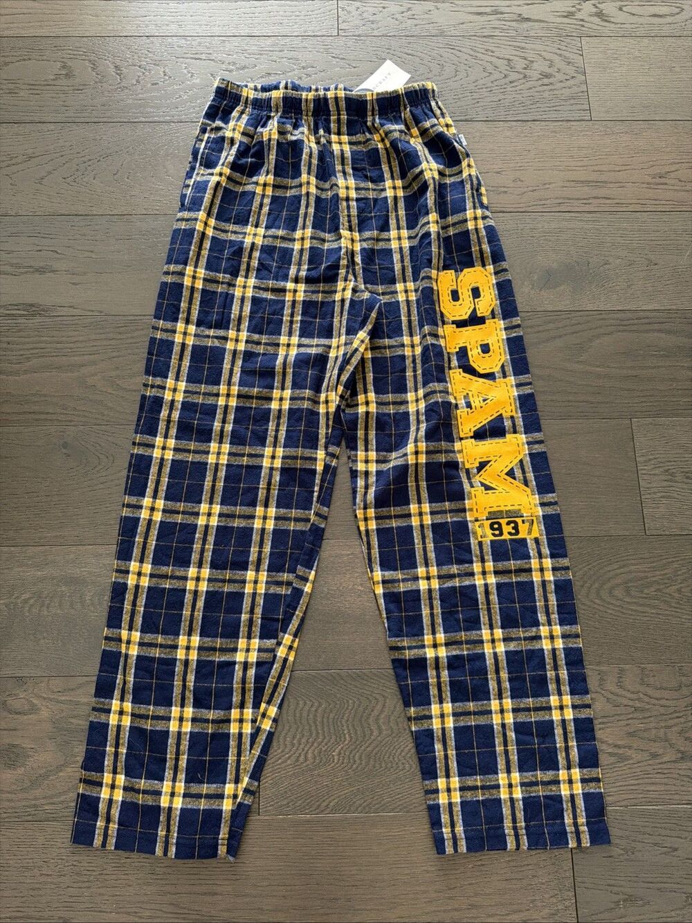 Boxercraft Men's Harley Flannel Pants Navy Gold New with tags SPAM Sz Medium
